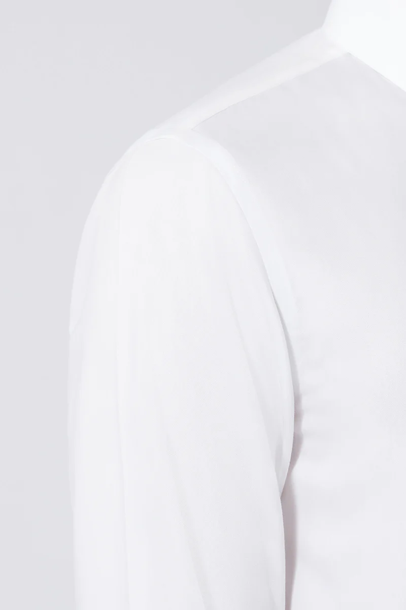 Wrinkle-Free Poplin Dress Shirt | White WH001Z - Image 5